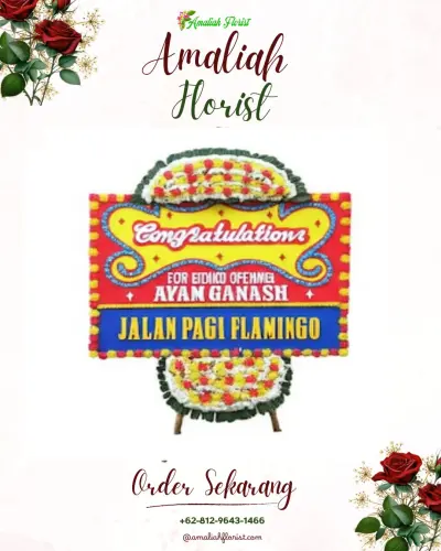 Bunga Papan Congratulation di Ngipak